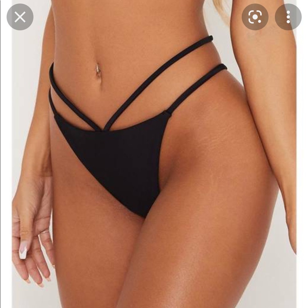 Meshki Carley Bikini Bottom - Black